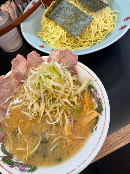 「ネギつけ麺大盛」@壱発ラーメン 相模原店の写真