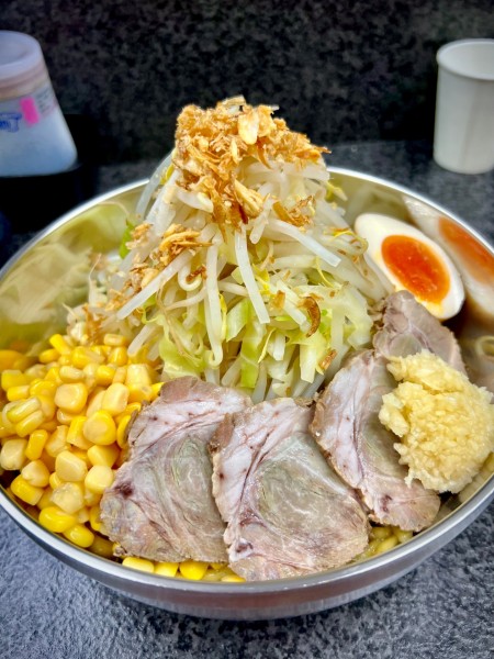 「汁なし　トッピング粒々コーン100円」@らーめん 汁なし 兄貴んちの写真