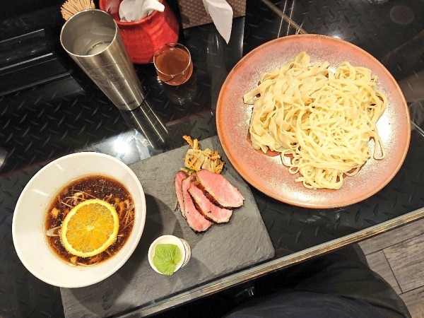 「【限定ラーメン】スーパー鴨つけ麺（鴨まし）、など」@トーキョーニューミクスチャーヌードル 八咫烏 CHIKARABOの写真