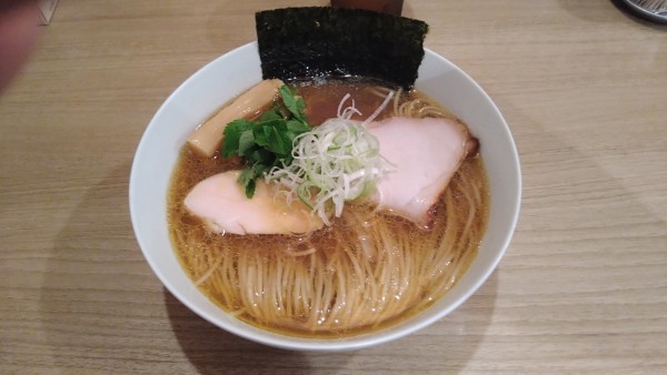 「貝汁旨味そば¥950-」@人力俥の写真