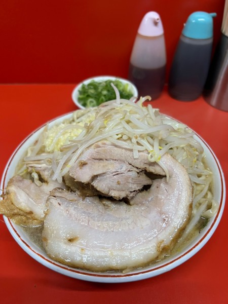 「ラーメン＋九条ネギ」@ラーメン二郎 京都店の写真