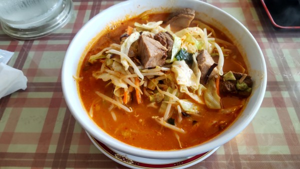 「オロチョンラーメン 大盛り」@中華料理 ぼん天 東村山店の写真