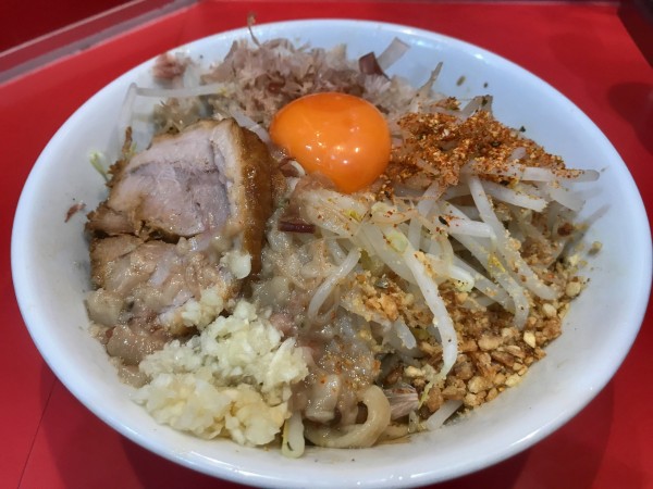 「まぜそば　ミニ」@麺屋 桐龍の写真