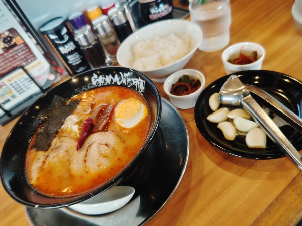 「バリ辛らあめん910円味噌」@らあめん花月嵐 上尾原市店の写真