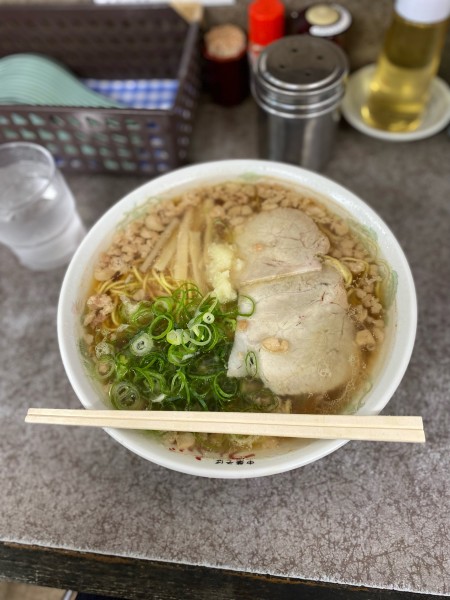 「中華そば大盛脂マシマシニンニクトッピング」@つたふじ 福山支店の写真