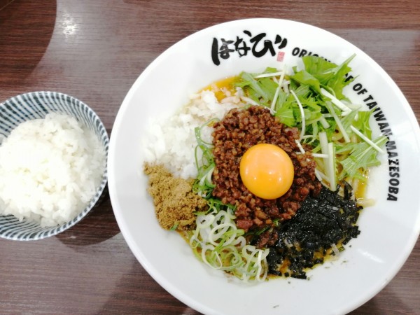 「カレー台湾まぜそば+チーズ+チーズ+白めし」@麺屋はなび 春日井店の写真