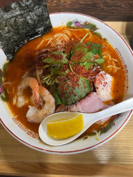 「【限定】トムヤムクンラーメン」@らぁ麺 大金星の写真
