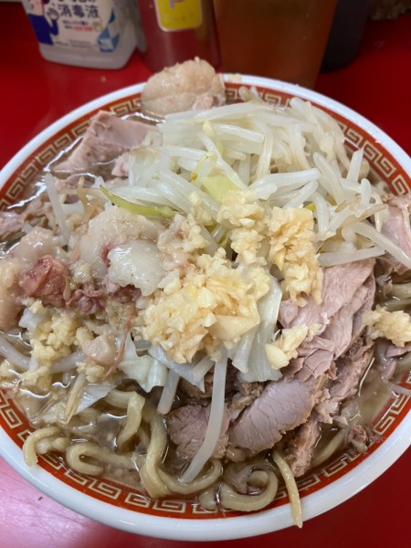 「小豚W」@ラーメン二郎 目黒店の写真