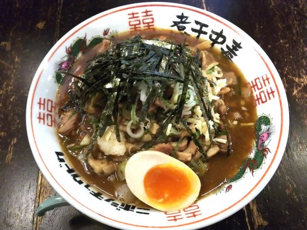 「【限定】あんかけ肉そば　1000円」@煮干結社 弘前店の写真