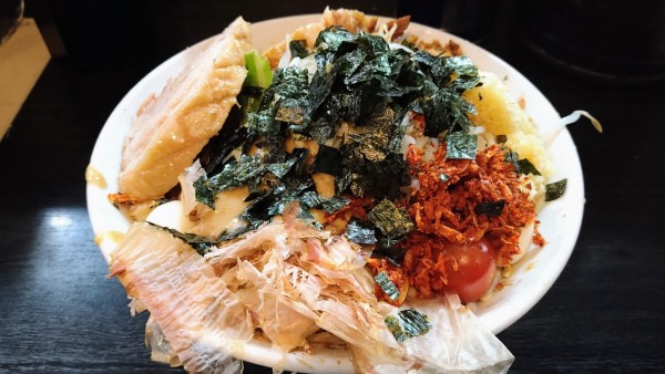 「【限定】冷やし中華Ａ(ニンニク･海老辛)」@豚星。の写真