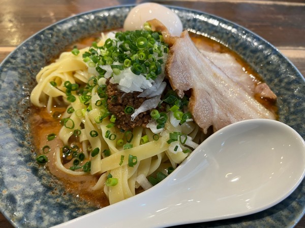 「汁無し坦々麺」@如水 西春店の写真