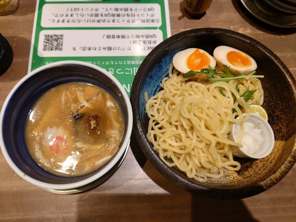 「味玉つけ麺」@つけ麺 みさわ 本店の写真