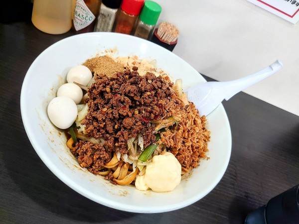 「【限定】冷やしまぜ麺カレー味」@元祖スタミナ満点らーめんすず鬼 狭山ヶ丘分店の写真