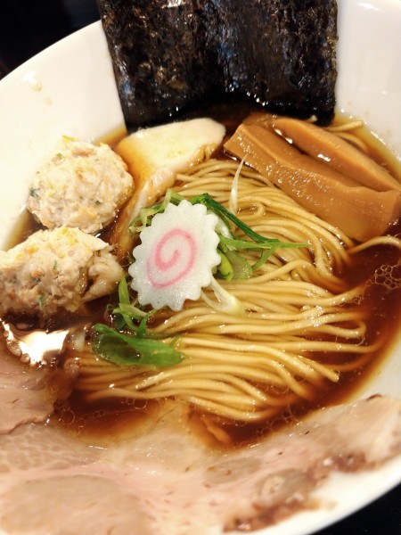 「醤油そば・鶏つくね増し」@中華蕎麦しげ田の写真