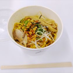 汁なし醤油そば(テイクアウト５００円大盛)