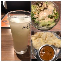 1カレーランチマトンカレーナン税込1000