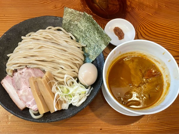 「辛つけ麺」@つけ麺 一滴の写真