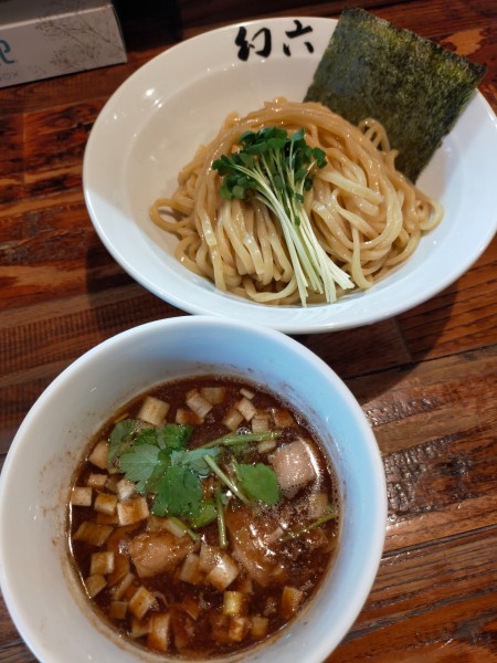 「醤油つけそば」@中華そば 幻六の写真