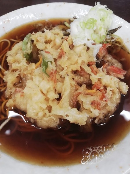 「かきあげそば」@そばよし 京橋店の写真