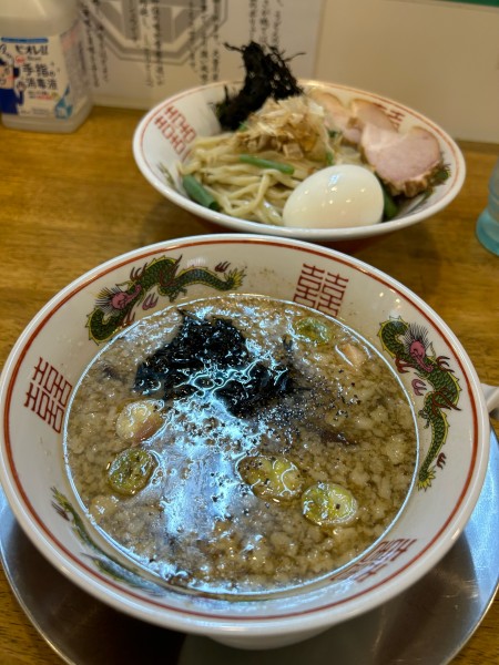 「特製もり中華1,200円」@背脂煮干中華そば 我武者羅 初台店の写真