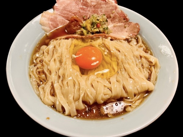 「冷やし和山椒煮干しまぜそば 850円」@豚骨らーめん れんの写真