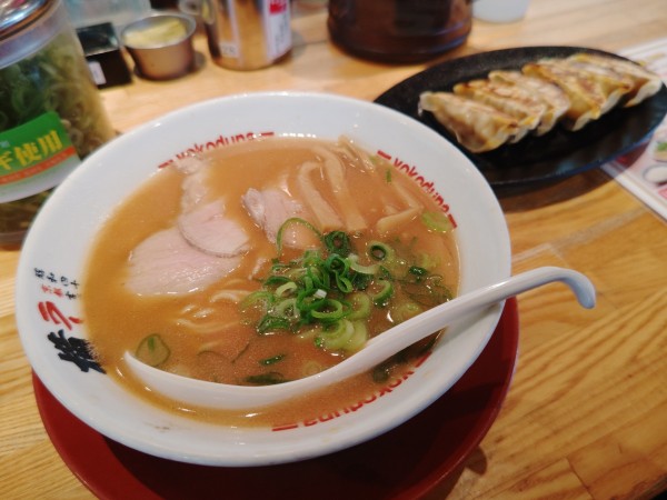 「ラーメン並７００円＆無料券餃子」@ラーメン横綱 千葉ニュータウン店の写真