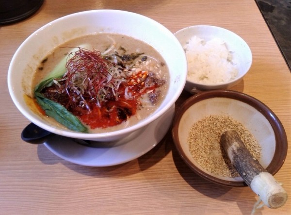 「四川担々麺つゆがあるわけで、＋ミニご飯」@四川担々麺 どういうわけで、の写真