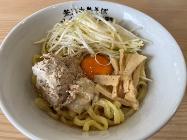 「リッチ釜玉（並）」@釜玉中華そば ナポレオン軒 佐野店の写真