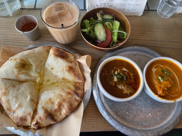 「B set（カレー2種）」@Sajilo Cafeの写真