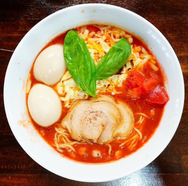 「【限定】トマトチーズラーメン＋味玉Ｗ」@麺処 むら井の写真