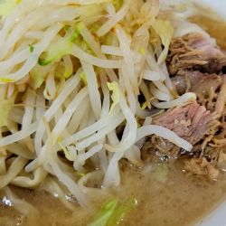 小ラーメン　ニンニク少な目野菜少な目辛め