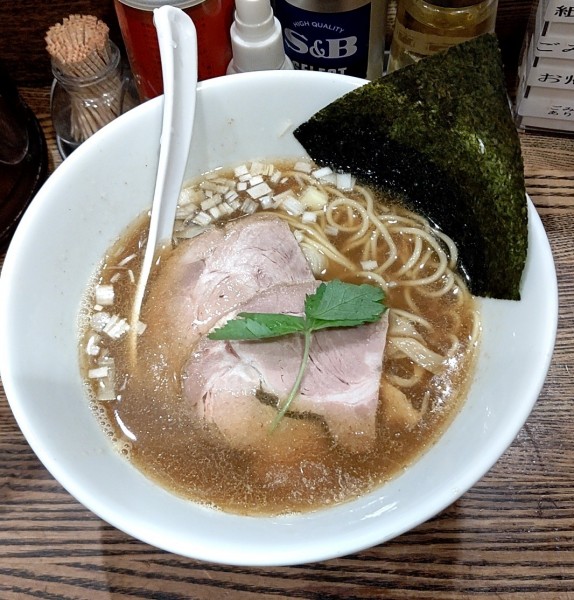 「平子煮干しそば850円」@新橋 纏の写真