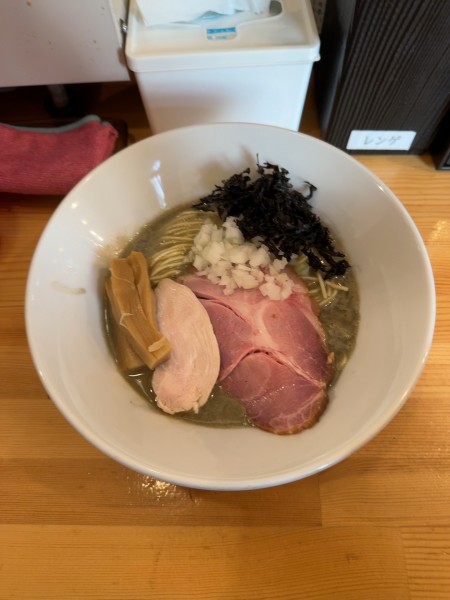 「濃厚煮干しらーめん　和え玉」@煮干らーめん 川むらの写真