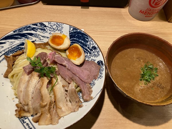 「ラム醤油スープつけ麺」@自家製麺 MENSHO TOKYOの写真