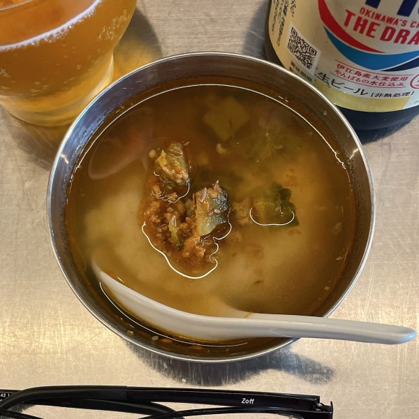 「ゴーヤのキーマカレー」@ジャンソーアタル （雀荘當）の写真