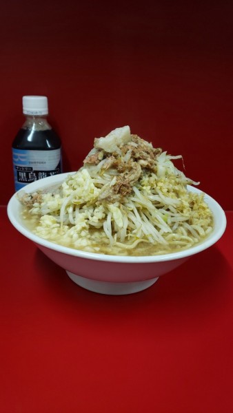 「子ぶた 全増し ニンニクだけ少なめ」@ラーメン二郎 大宮公園駅前店の写真