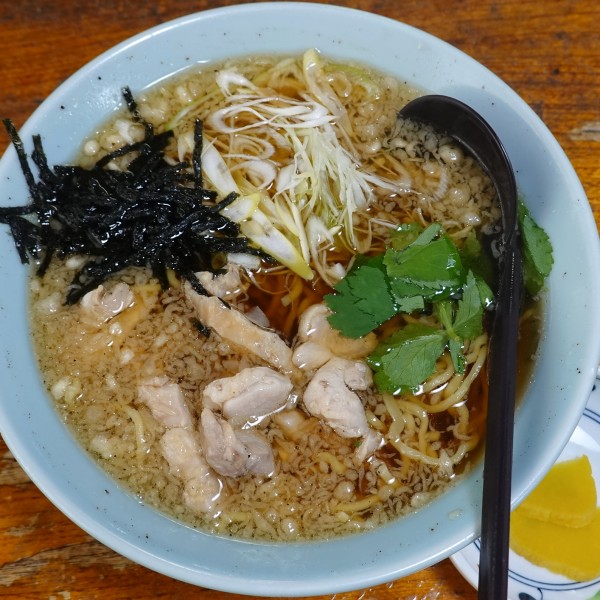「元祖鶏中華 870円」@手打ち 水車生そばの写真