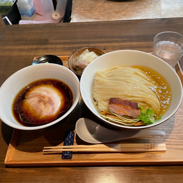 「醤油つけ麺」@らぁ麺 紫陽花の写真