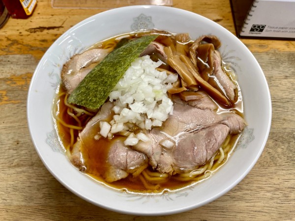 「アサヒスーパードライ＋多満自慢＋メンマ皿→ チャーシューメン」@丸幸の写真