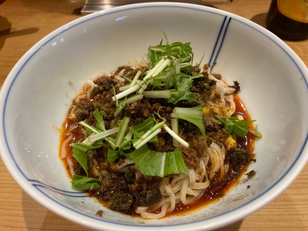 「汁無し坦々麺」@中國菜 神谷の写真