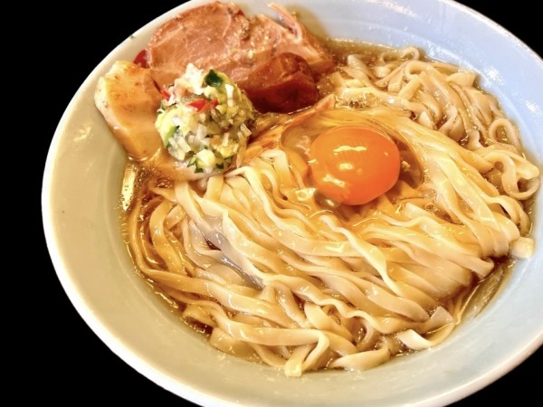 「冷やし和山椒煮干しまぜそば 850円」@豚骨らーめん れんの写真