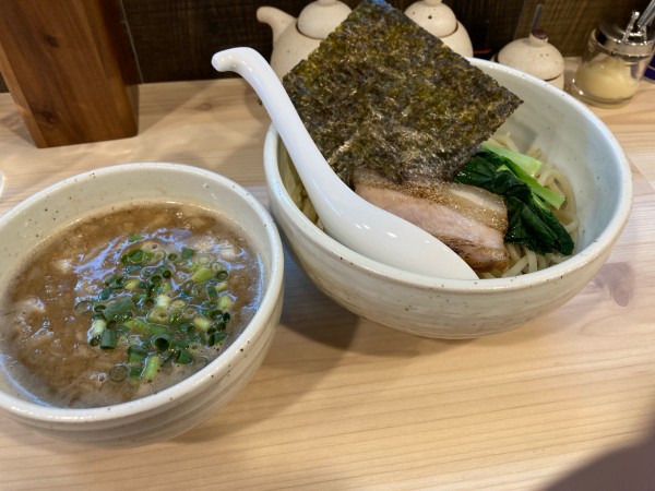 「濃厚つけ麺」@らーめん鶏の一の写真