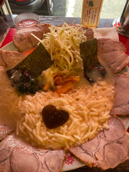 「ネギとろチャーシューメン正油（中盛）」@壱発ラーメン 八王子店の写真