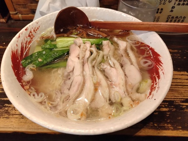 「鶏ラーメン」@らーめん 中々の写真