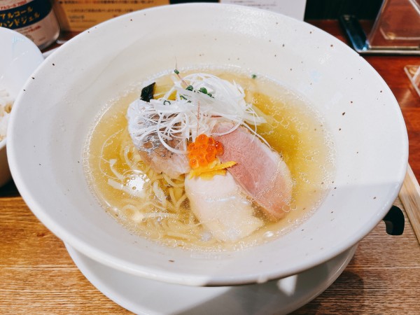 「縞鯵煮干しの冷製そば」@麺処しろくろの写真