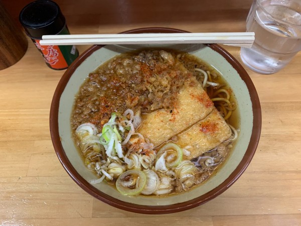 「むじなそば半 380円」@そば谷の写真