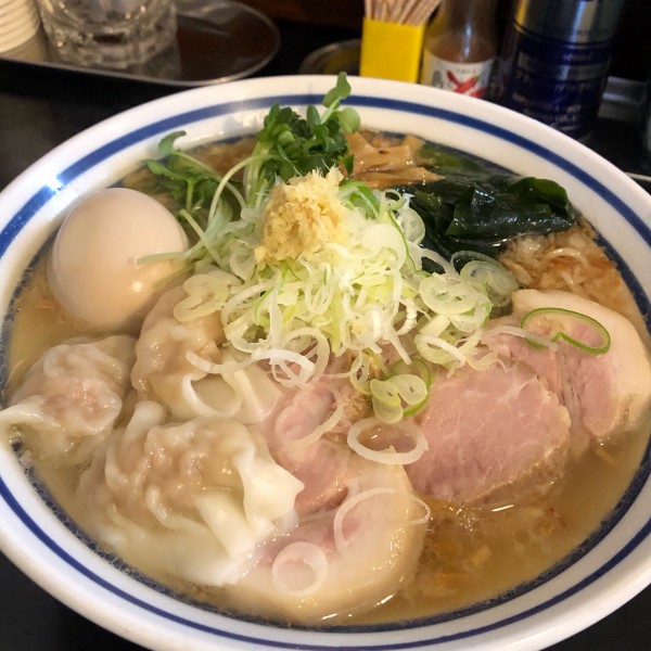 「特製塩ラーメン」@生姜醤油ラーメン 波音食堂の写真