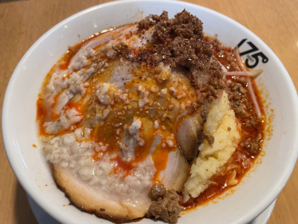 「175郎痺れ２辛さ１ニンニクマシマシ；1200円」@175°DENO～担担麺～ 福島店の写真