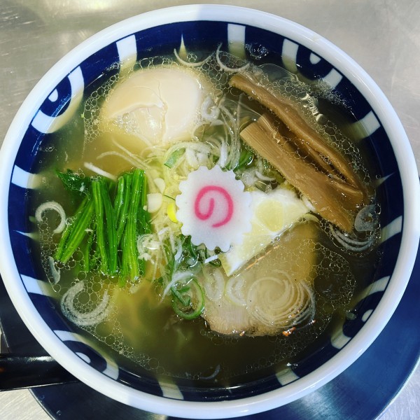 「朝ラーメン+味玉」@津軽煮干中華蕎麦 サムライブギーの写真