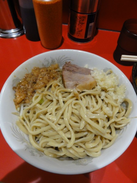 「ミニ650円つけめん100円NA」@ラーメン二郎 千葉店の写真